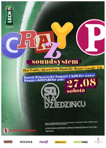SQ na Dziedzińcu” pres. Crazy P Soundsystem
