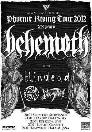 Phoenix Rising Tour: Behemoth, Blindead, Morowe