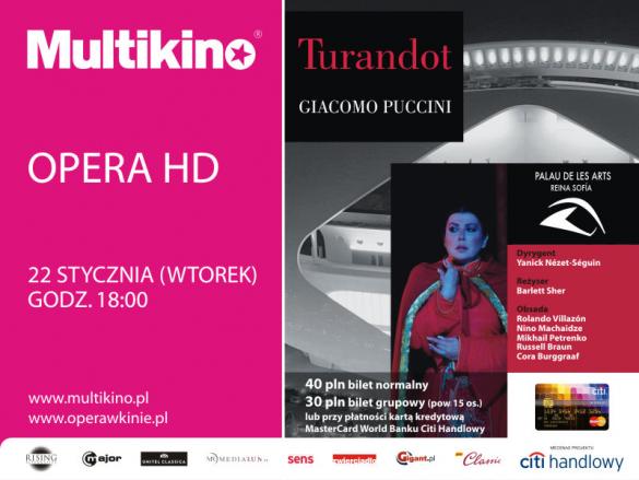 "Turandot" Giacomo Pucciniego w Multikinie