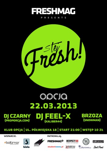 Freshmag pres. sTej Fresh! : DJ Feel-X, DJ Czarny 
