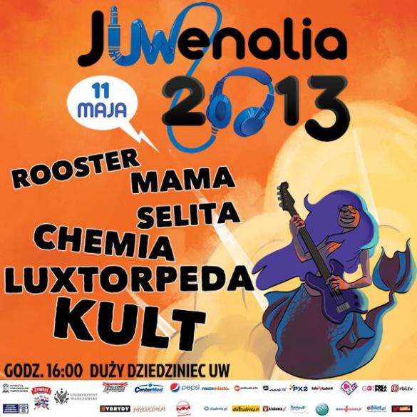 Juwenalia 2013 - Kult, Luxtorpeda, Rooster...
