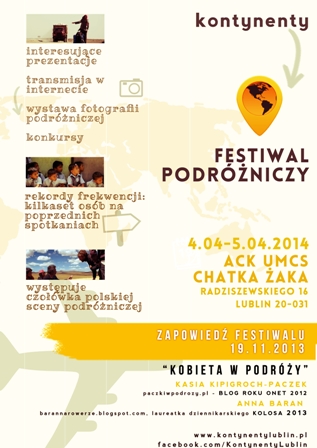 Festiwal Podróżniczy "Kontynenty"