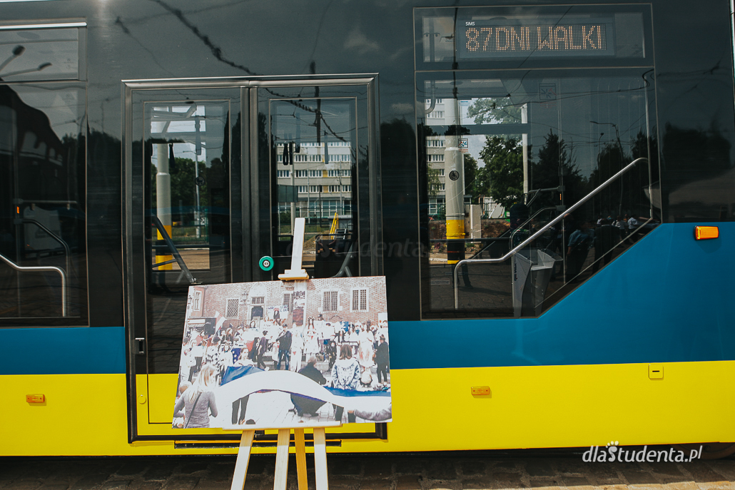 Tramwaj "Obrońcom Ukrainy 2022" - uroczysta prezentacja - zdjęcie nr 6