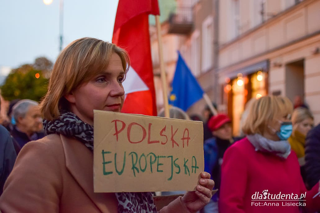 My zostajemy w Europie - demonstracja w Lublinie - zdjęcie nr 7