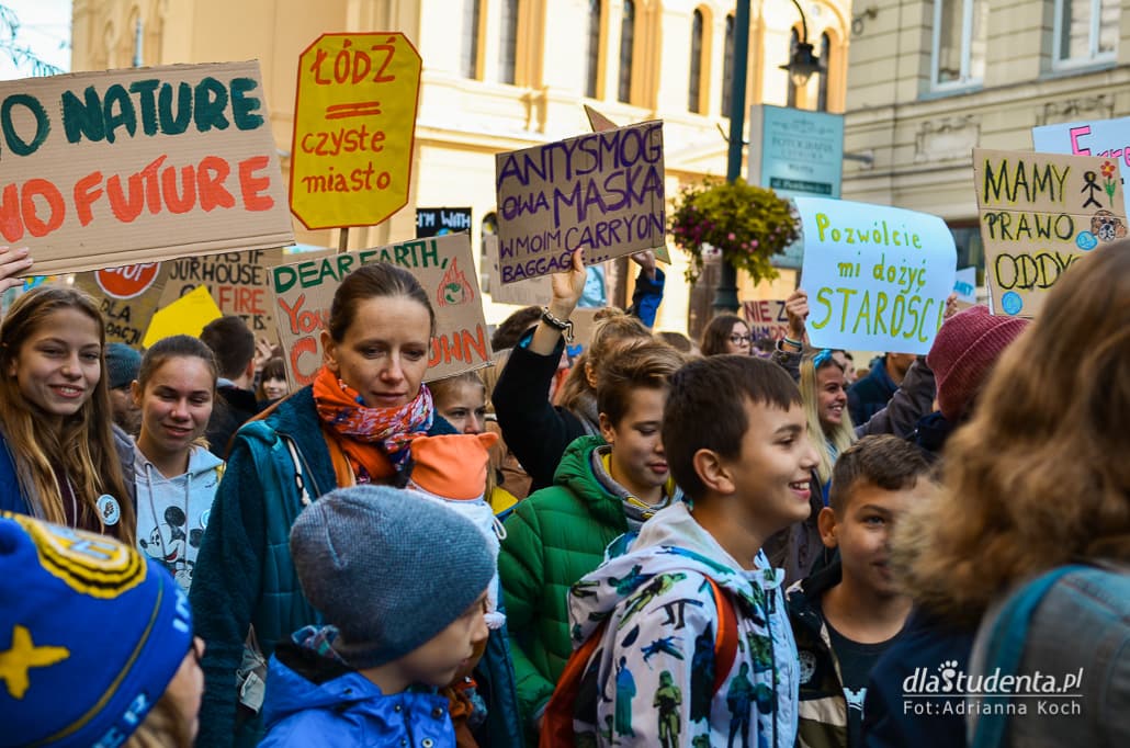 Młodzieżowy Strajk Klimatyczny w Łodzi - zdjęcie nr 4