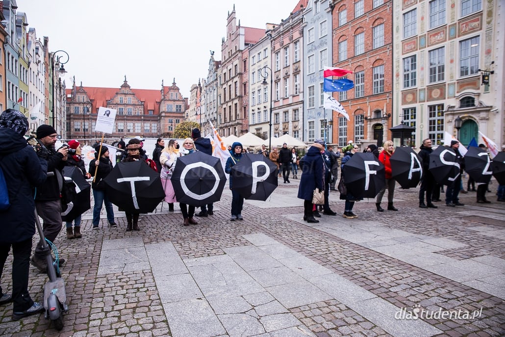 Żądamy Godności na Granicy - manifestacja w Gdańsku  - zdjęcie nr 12