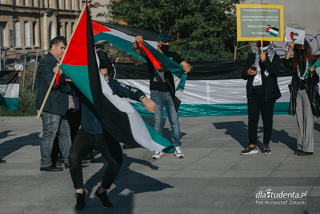 Wolna Palestyna - manifestacja we Wrocławiu  - zdjęcie nr 6
