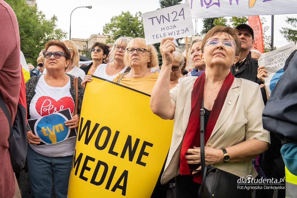 Wolne Media, Wolni Ludzie - manifestacja w Warszawie - zdjęcie nr 6