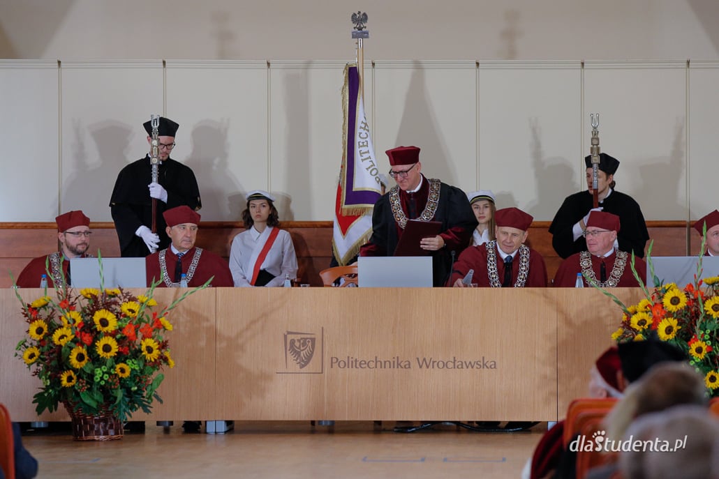Inauguracja roku akademickiego 2023/2024 na Politechnice Wrocławskiej  - zdjęcie nr 3