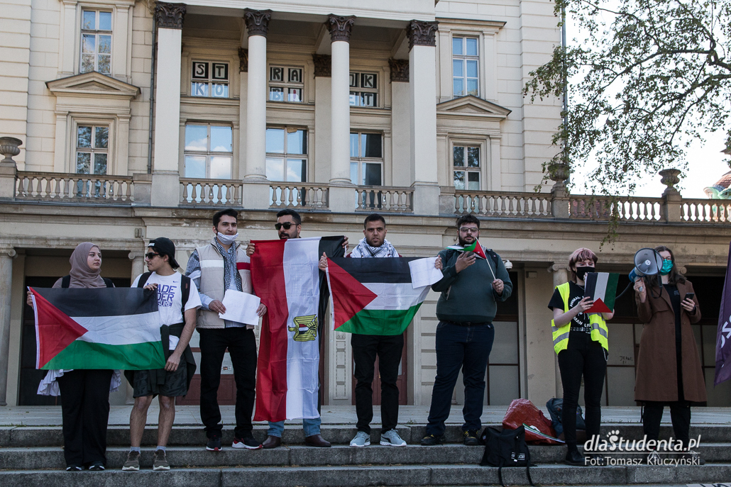 Solidarnie z Palestyną - manifestacja w Poznaniu - zdjęcie nr 11
