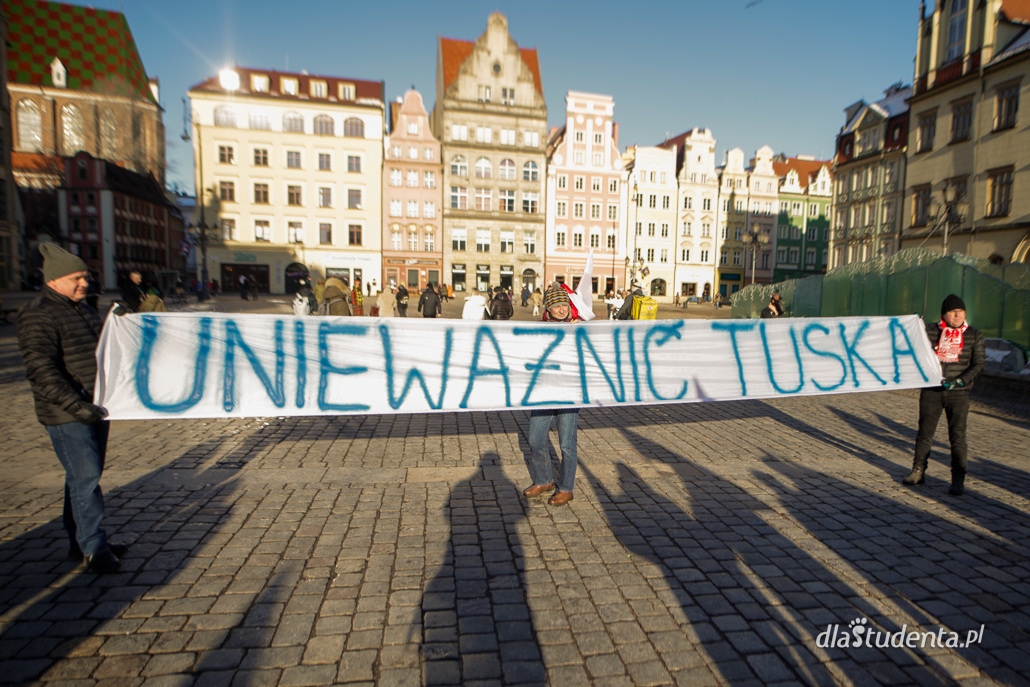 "Protest Wolnych Polaków" we Wrocławiu  - zdjęcie nr 4