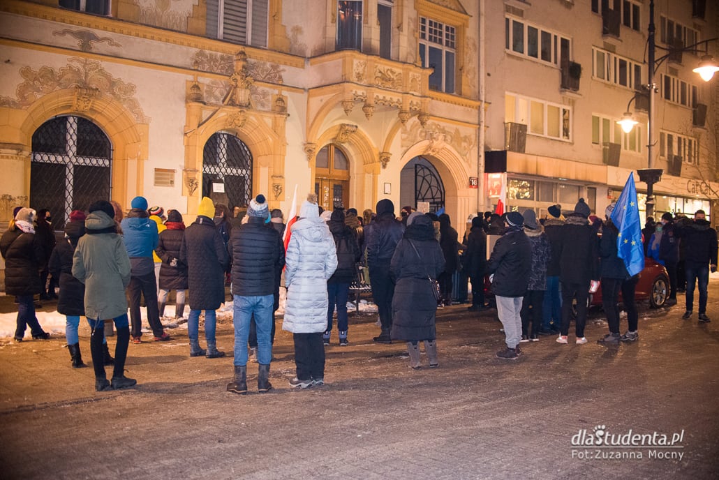 Solidarnie z mediami - protest w Łodzi - zdjęcie nr 7