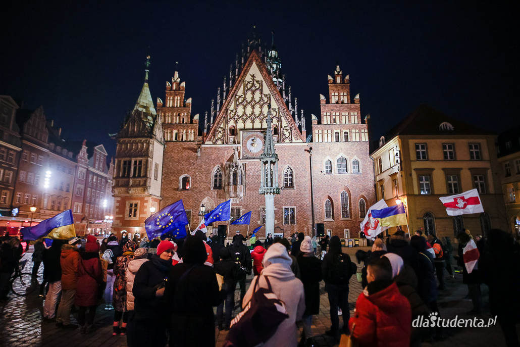 TAK dla Ukrainy w Unii Europejskiej - manifestacja we Wroclawiu  - zdjęcie nr 8