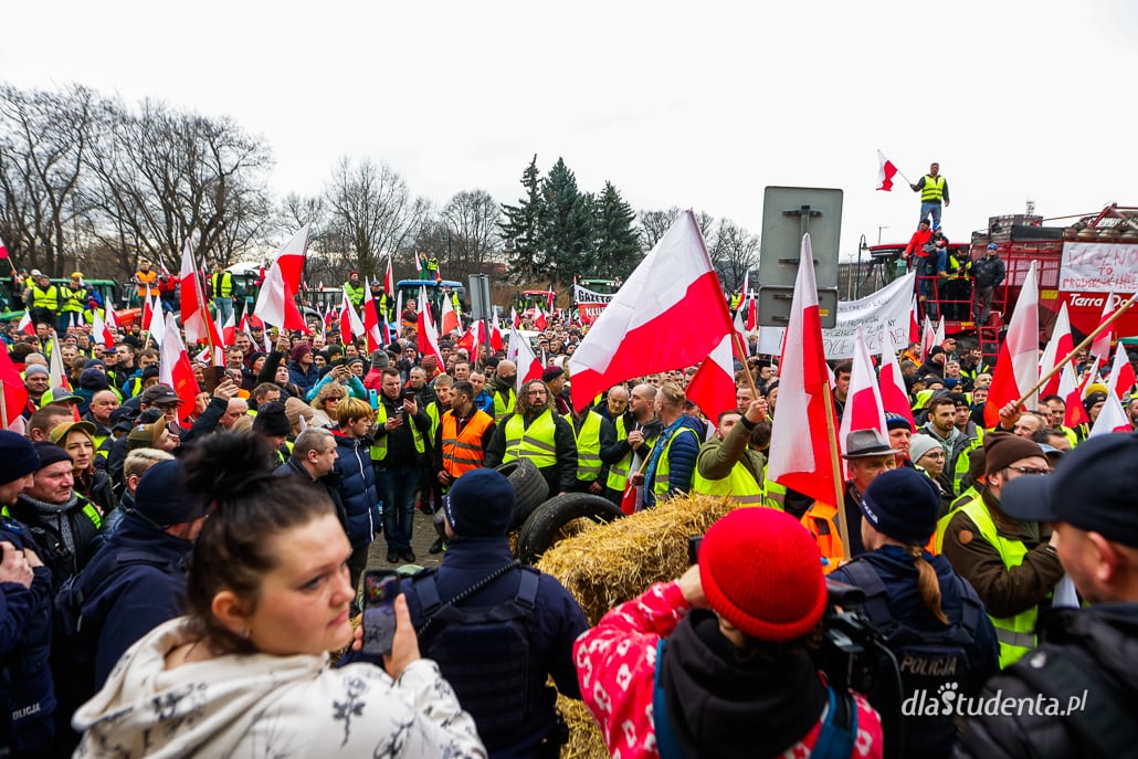 Wielki protest rolników we Wroclawiu  - zdjęcie nr 9