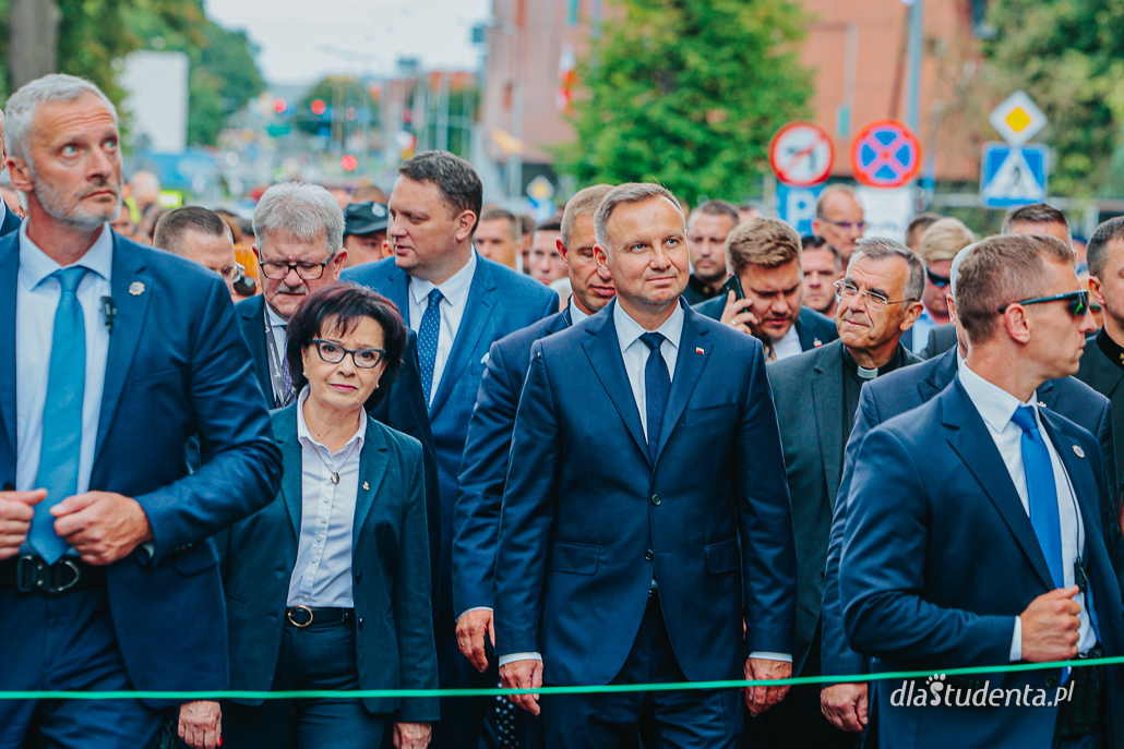 Prezydent Andrzej Duda na obchodach 40. rocznicy Zbrodni  Lubińskiej - zdjęcie nr 11
