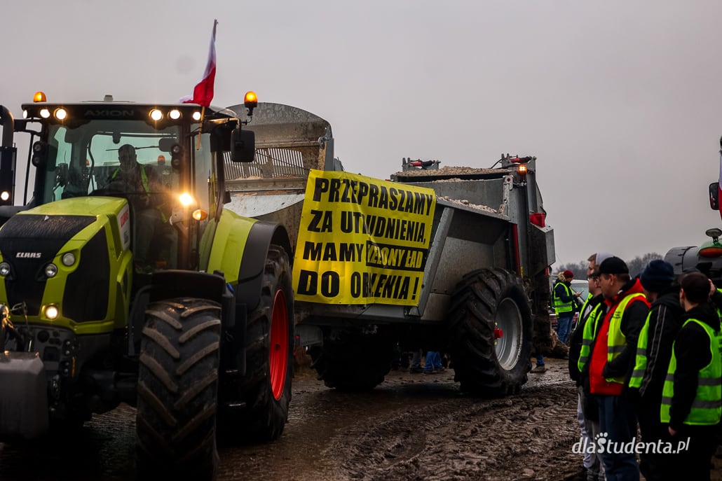 Ogólnopolski protest rolników na Dolnym Śląsku  - zdjęcie nr 8