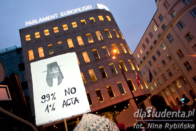 Protest przeciwko ACTA - zdjęcie nr 9