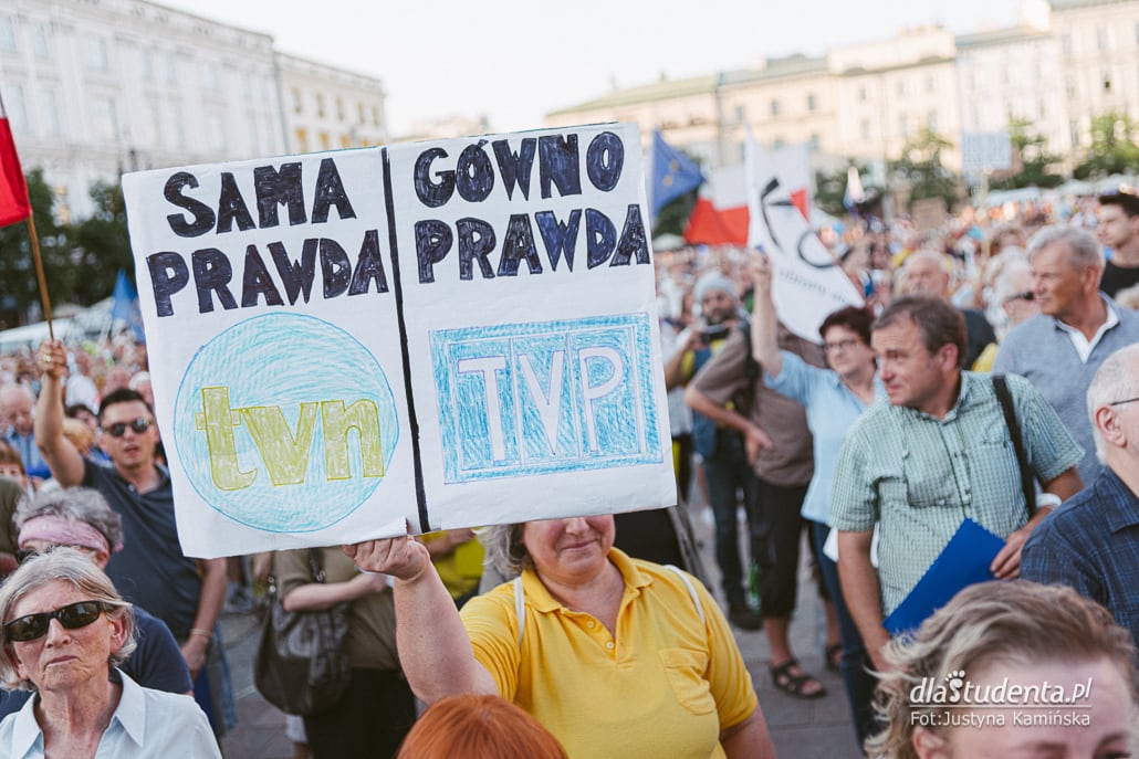 Wolne Media, Wolni Ludzie - manifestacja w Krakowie - zdjęcie nr 6