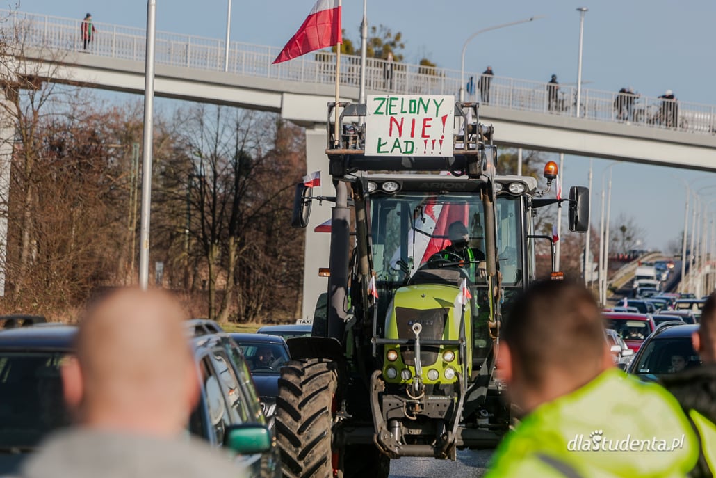 Drugi dzień protestu rolników na Dolnym Śląsku  - zdjęcie nr 7