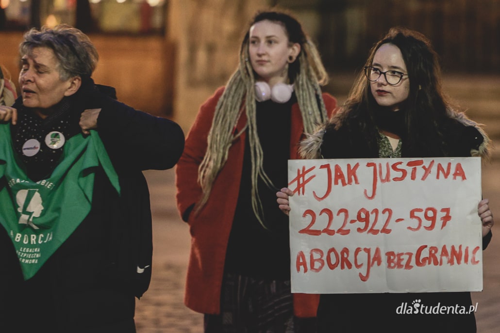 J# jak Justyna - protest we Wrocławiu  - zdjęcie nr 7