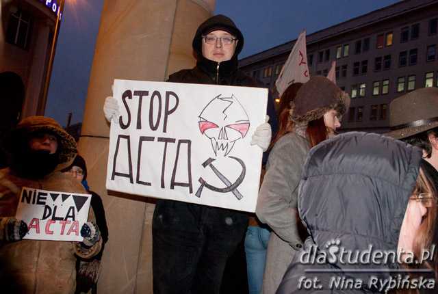 Protest przeciwko ACTA - zdjęcie nr 12