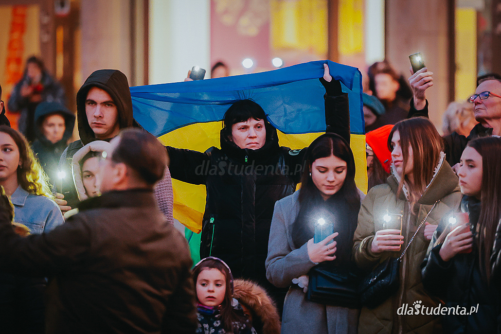 Solidarni z Ukrainą - protest we Wrocławiu  - zdjęcie nr 4