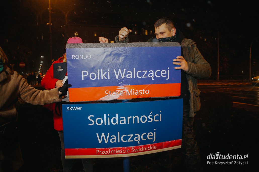 Strajk Kobiet 2021: NIE dla pseudo wyroku - manifestacja we Wrocławiu  - zdjęcie nr 6