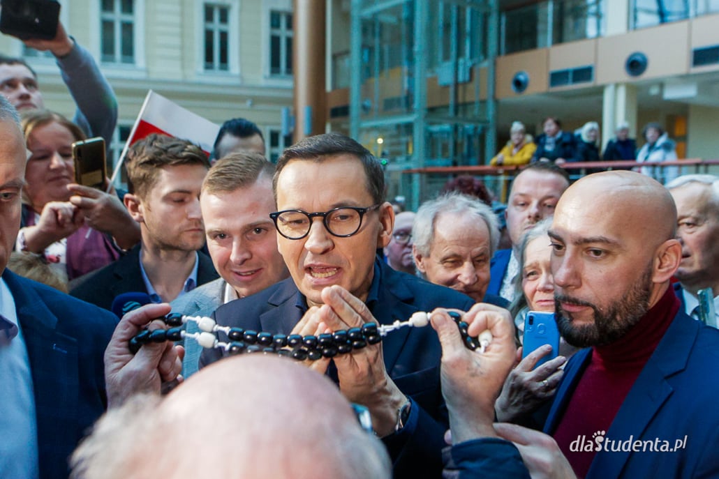 Wybory Samorządowe 2024: Mateusz Morawiecki w Legnicy - zdjęcie nr 7