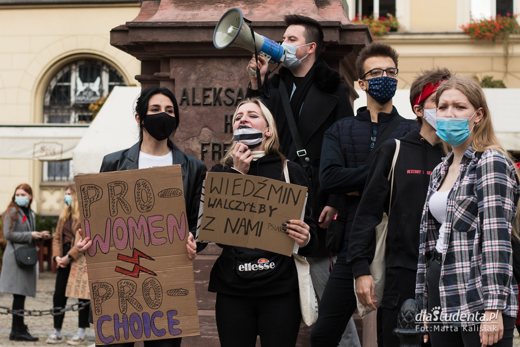 Strajk Kobiet: Studencki protest we Wrocławiu  - zdjęcie nr 9