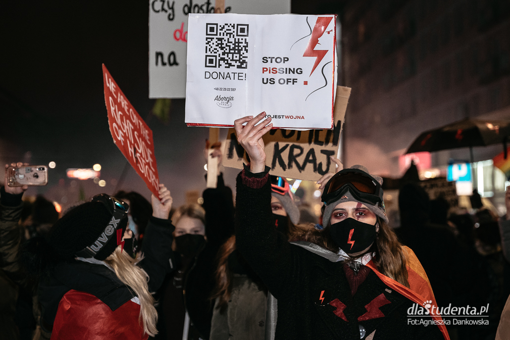 Strajk Kobiet 2021: Czas próby - manifestacja w Warszawie