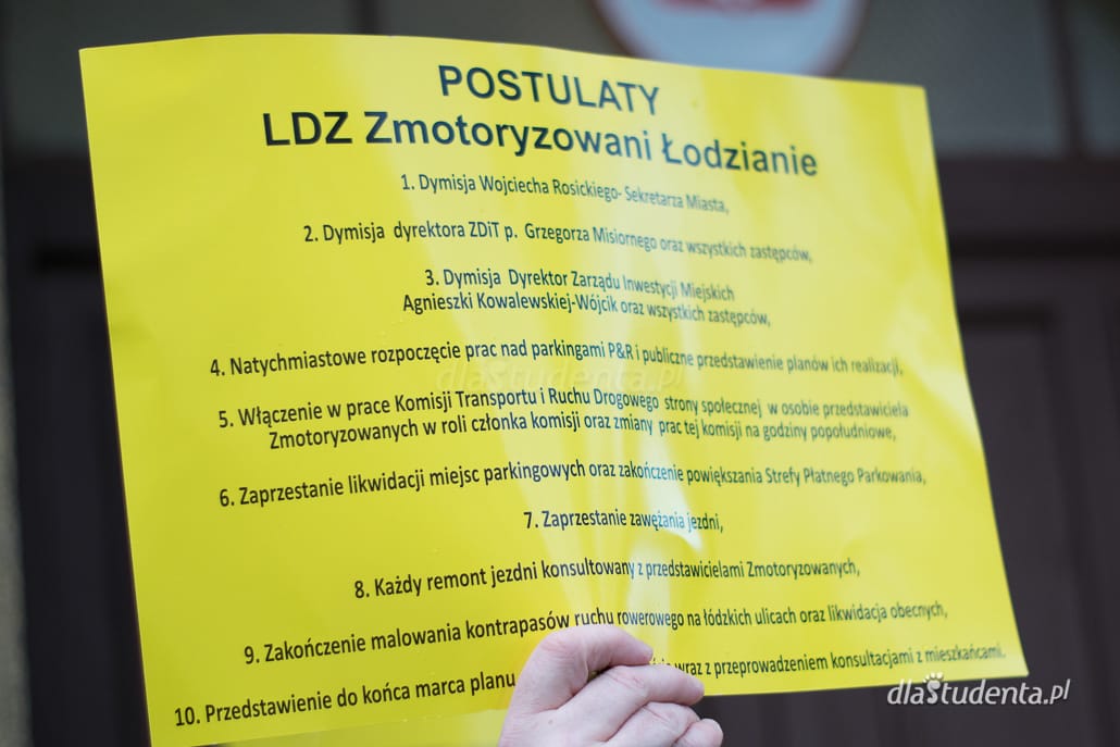 Dziurawy Protest w Łodzi  - zdjęcie nr 10