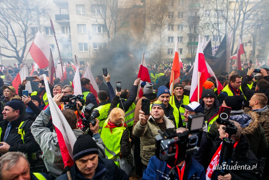 Wielki protest rolników we Wroclawiu  - zdjęcie nr 4