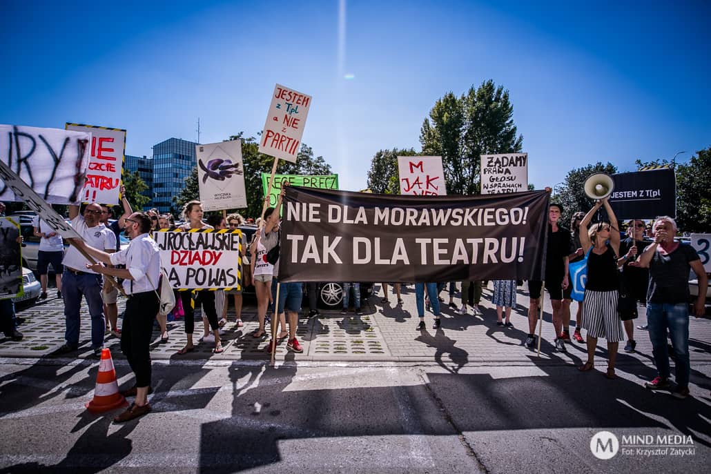 Protest artystów Teatru Polskiego - zdjęcie nr 9