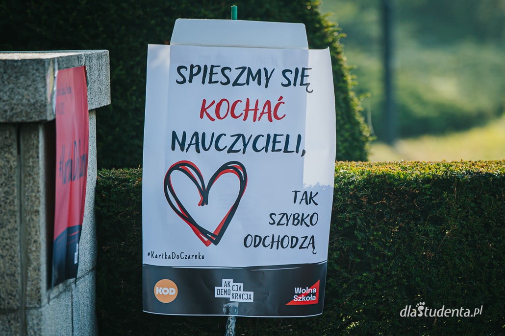 Kartka Do Czarnka - protest we Wrocławiu  - zdjęcie nr 11