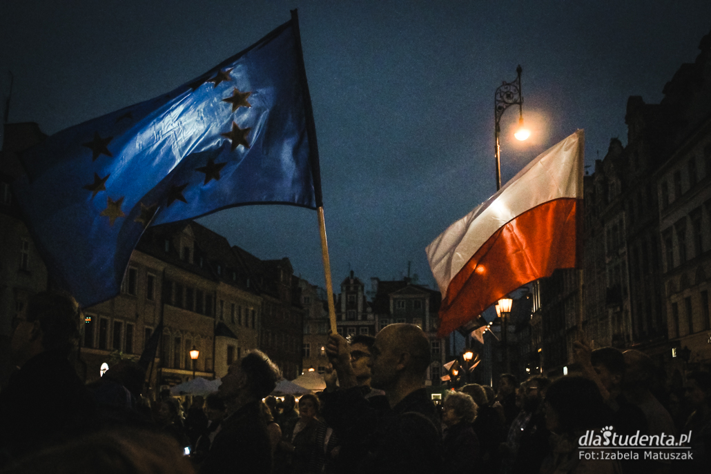 Wolne Sądy - protest we Wrocławiu