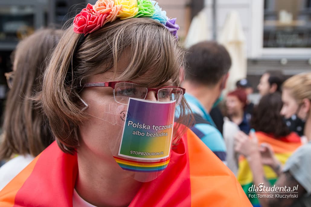 Poznań broni tęczy - manifestacja w obronie LGBT - zdjęcie nr 5