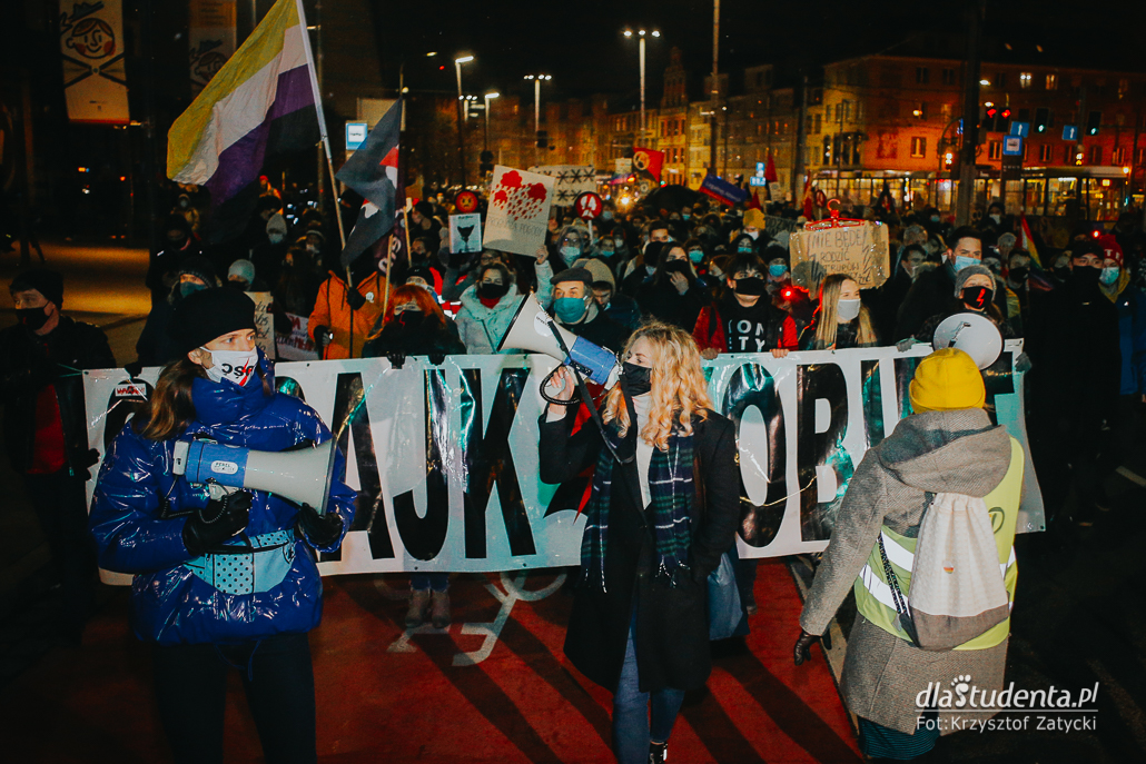 Strajk Kobiet 2021: NIE dla pseudo wyroku - manifestacja we Wrocławiu  - zdjęcie nr 9
