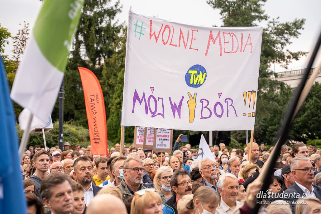 Wolne Media, Wolni Ludzie - manifestacja w Warszawie - zdjęcie nr 7