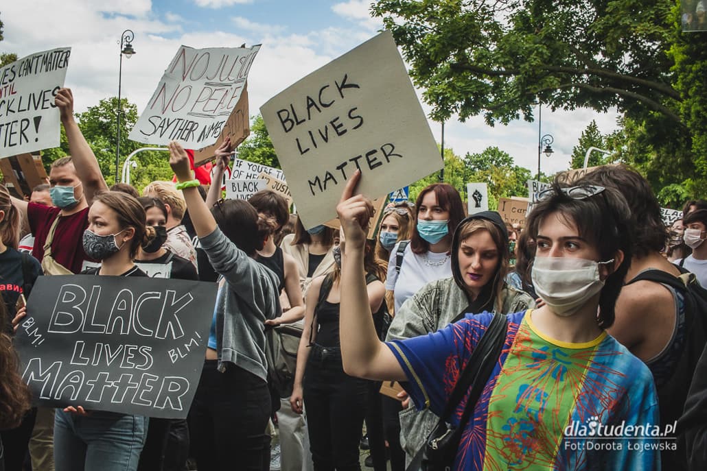 Protest Black Lives Matter w Waszawie - zdjęcie nr 4
