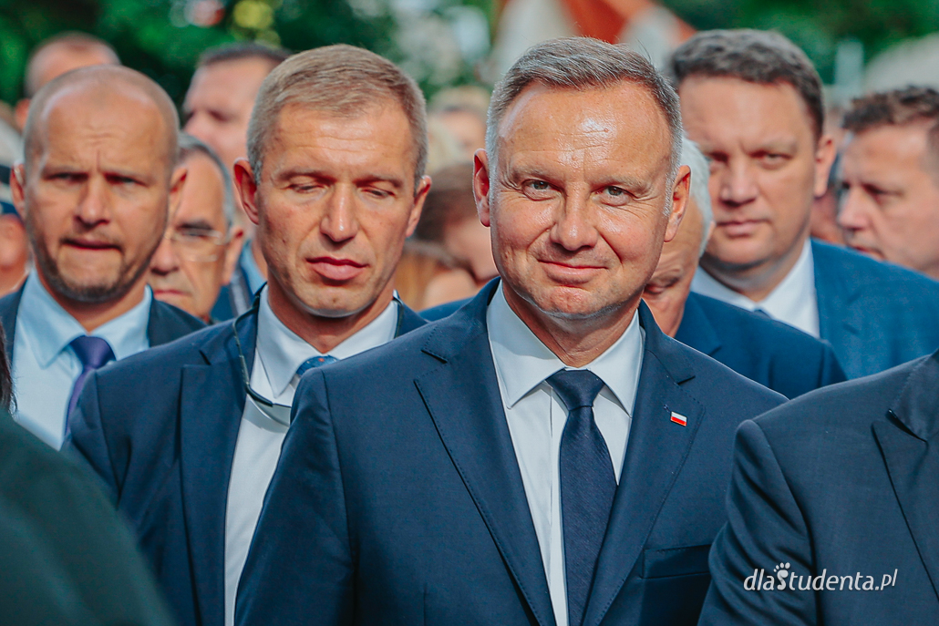 Prezydent Andrzej Duda na obchodach 40. rocznicy Zbrodni  Lubińskiej