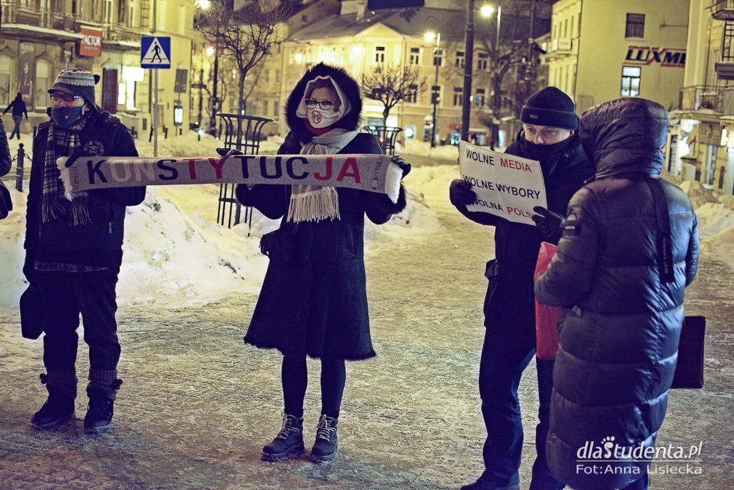 Wolne Media, wolni ludzie - manifestacja w Lublinie - zdjęcie nr 1