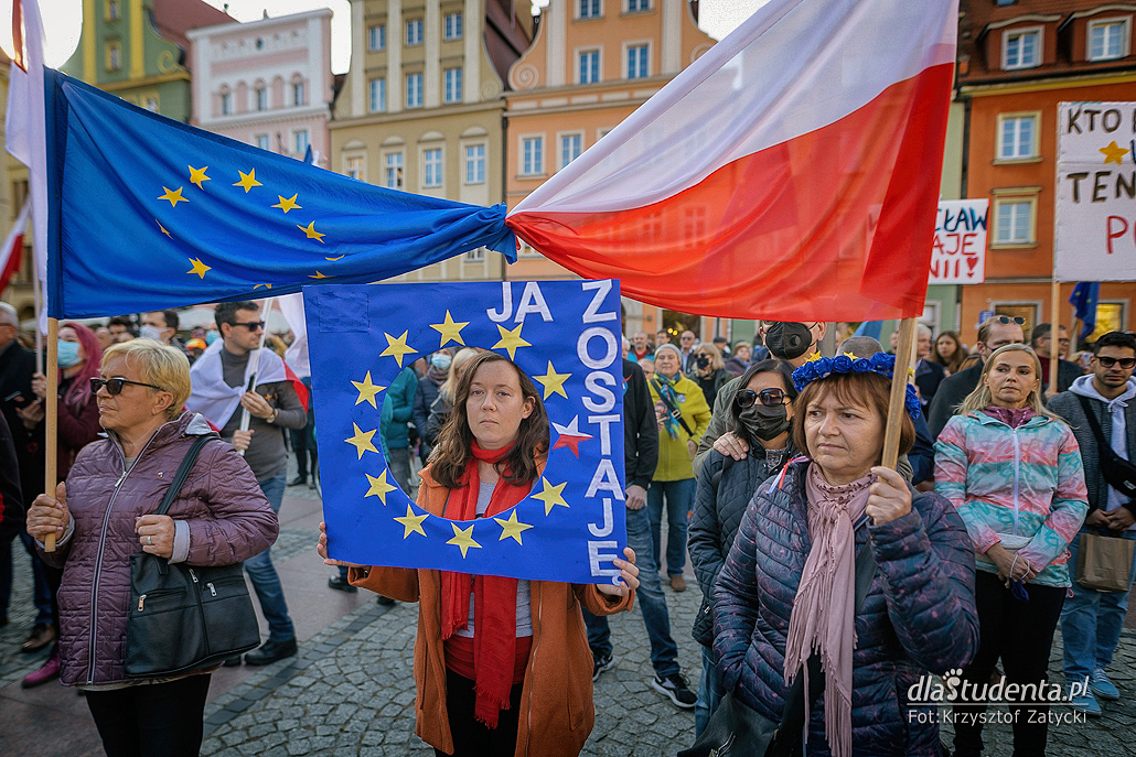 My zostajemy w Europie - demonstracja we Wrocławiu - zdjęcie nr 2