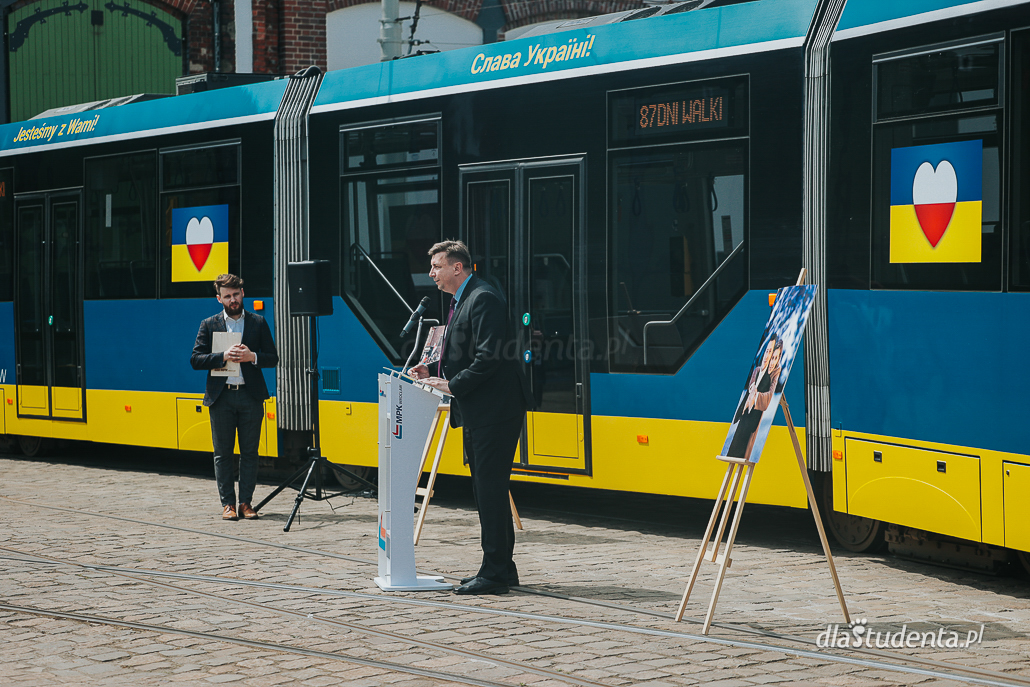 Tramwaj "Obrońcom Ukrainy 2022" - uroczysta prezentacja - zdjęcie nr 7