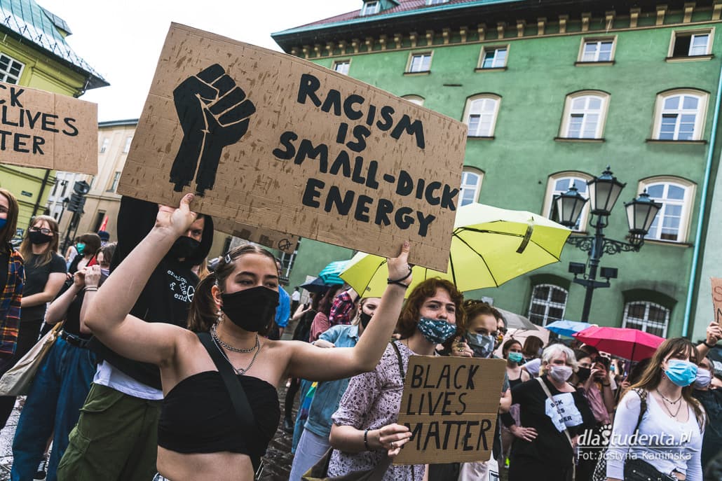 Protest Black Lives Matter w Krakowie - zdjęcie nr 5