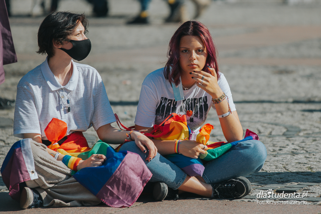 Stop przemocy wobec osób LGBTQIA - manifestacja we Wrocławiu - zdjęcie nr 5