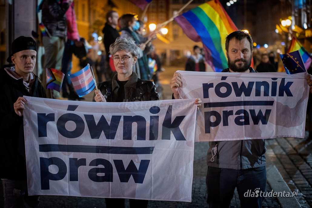 Jesteśmy u siebie - manifestacja LGBT we Wrocławiu  - zdjęcie nr 4