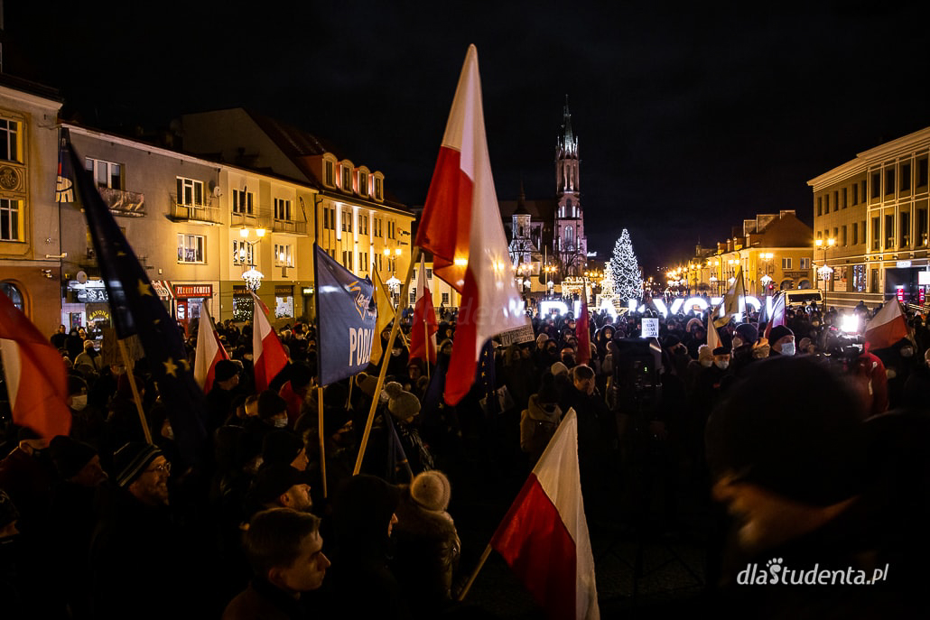 Wolne Media - protest w Białymstoku  - zdjęcie nr 9