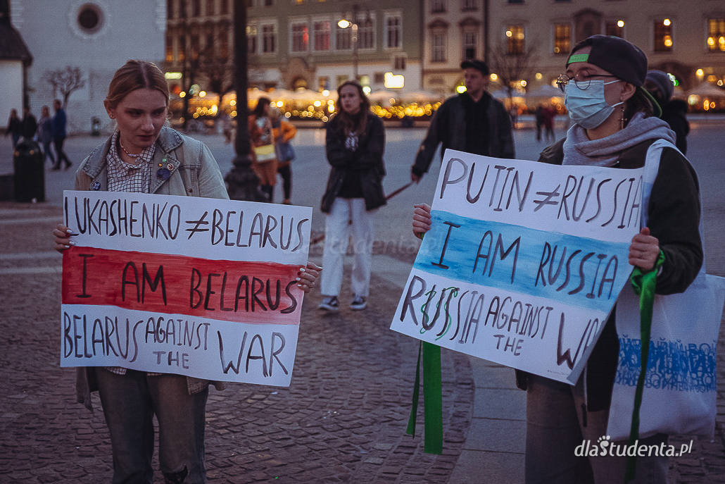 No War In My Name - demonstracja antywojenna w Krakowie  - zdjęcie nr 8
