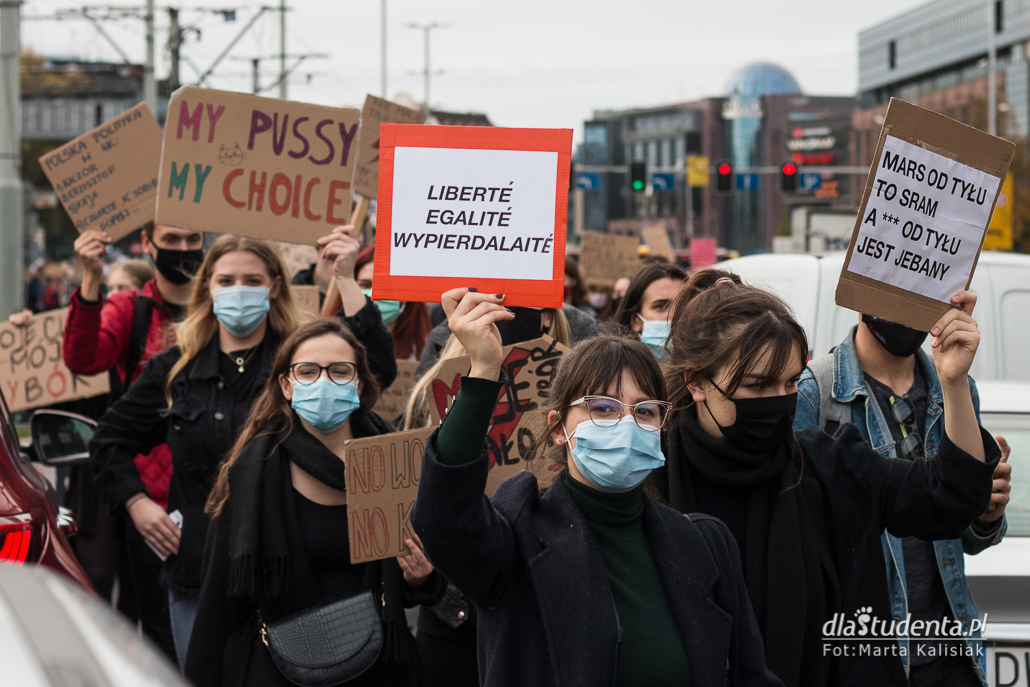 Strajk Kobiet: Studencki protest we Wrocławiu  - zdjęcie nr 4
