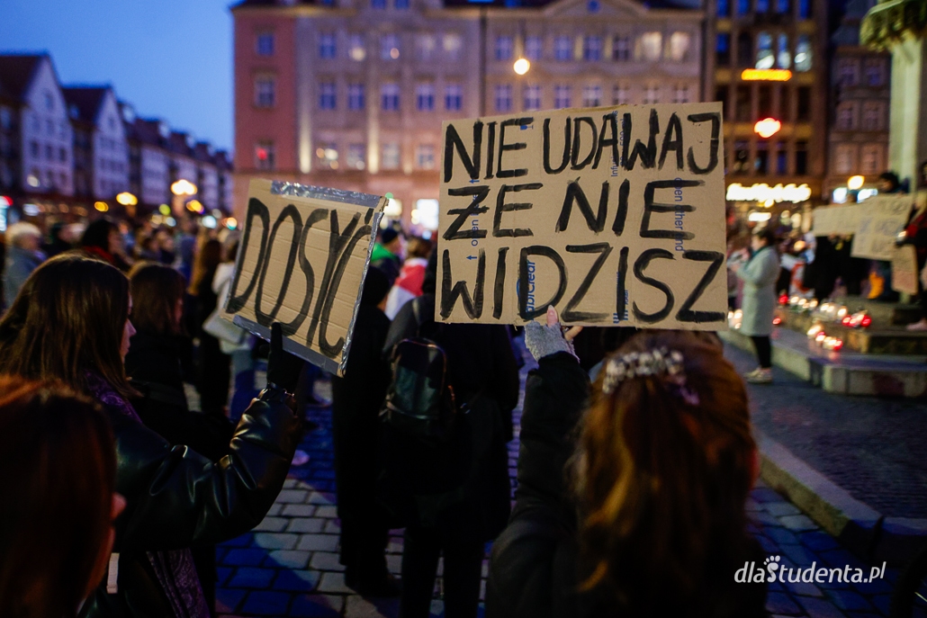 Miała na imię Liza. Stop przemocy wobec kobiet - protest we Wrocławiu  - zdjęcie nr 6